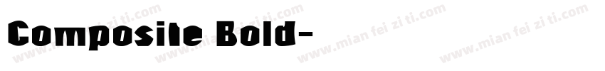 Composite Bold字体转换